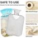 NAANLE Splashing Waves Seesters 2L Transparent Hot Water Bottle - Large for Bed Hand & Feet Warmer | Pain Relief & Heat Therapy - Buy Online on GoSupps.com