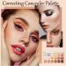 Concealer Contour Palette - Brightening Face Cream 18 Colors | Waterproof Concealer Makeup for Complexion Beauty Palette for Daily Use - Buy Online on GoSupps.com