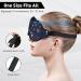 Hautton 3D Light Blocking Sleep Eye Mask - Adjustable Contoured Cup Blindfold for Women Men - Constellation Pattern - Ideal for Travel, Yoga, Nap - Buy Online on GoSupps.com
