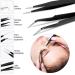 316 PCS Eyelash Extension Kit with USB Mini Portable Air Blower, Tweezers, Tapes, Brushes, and Micro Applicators (Black) - Buy Online on GoSupps.com