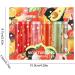 Lip Gloss 6 Lip Gloss Set Fruit Flavored Moisturizing Lipsticks Transparent Lip Plumper Lip Enhancer Roller Ball Lip Oil - Buy Online on GoSupps.com
