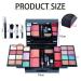 All-in-One Makeup Eyeshadow Palette - Cosmetic Kit with Lip Gloss Blusher Eyebrow Powder & Eye Pencil - International Shipping Available - Buy Online on GoSupps.com