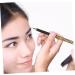BELLIFFY 2pcs Eyebrow Pencil Brush Gel Black Eyebrow Pencil and Brush Black Eyeliner Pen Puff Eyebrown 1 count (Pack of 1) Black - Buy Online on GoSupps.com