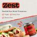 Zest Vegan Red Pesto Sauce Pack of 6 x 165g With Cashew Nuts - Buy Online on GoSupps.com