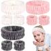 Wrist Bands Solid Colour Water Absorbent Sweat Wrist Bands Pack Of 6 For Women 2greybows+4greywristguards - Buy Online on GoSupps.com