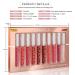 Buy 10 Colors Nude Matte Lip Gloss Set - Waterproof Non-Stick Liquid Lipstick for All-Day Wear - Buy Online on GoSupps.com