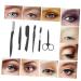FOMIYES 12-Piece Eyebrow Trimming Set - Grooming Tools Scissors & Comb | International Shipping - Buy Online on GoSupps.com