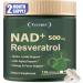 Tecepec NAD+ Supplement 650mg Liposomal NAD+ Supplement with Resveratrol Boosts NAD+ Level Cellular Energy & Anti-Aging | 120 Vegan Capsules for Women & Men