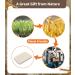 Wobsion Wheat Straw Compact Mirror with Light - Rechargeable 1x/3x Magnifying Portable Makeup Mirror - Natural Organic Fiber - Small Pocket Size - Ideal for Travel - Handbag Gift for Girls - Beige - Buy Online on GoSupps.com