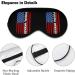 U.S. Postal Worker Flag Sleep Mask - Adjustable Strap, Blocks Light for Nighttime Travel and Nap - Men & Women - Buy Online on GoSupps.com