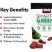 Smarter Greens Superfood Chews with Probiotics, Antioxidants, and Fiber - 60 Soft Chews for Digestion, Energy, and Nitric Oxide Support - Buy Online on GoSupps.com