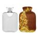 KCL Deci hot bottle with cover golden Christmas tree 2l hot water bottle hot water bag for foot warmer pain relief heat and cold therapy cramps