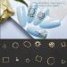 12 Grid Mixed Style Nail Art Decoration Metal Shell Star Studs Chain Nail DIY Accessories(#2) - Buy Online on GoSupps.com