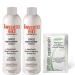INVERTO 60 Advanced Gel Complex Brazilian Keratin Hair Blowout Treatment Formaldehyde Free Straightening Smoothing and Repairing Damaged Hair Keratin Research (Long Hair-240ml)