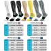 NEENCA Compression Stockings 20-30mmHg | Medical Support Socks for Pain Relief & Sports | Unisex Black & White - 1 Pair - Buy Online on GoSupps.com
