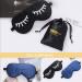 ZIMASILK 100% Natural Silk Sleep Mask - Adjustable & Soft Eye Mask for Better Sleep - Buy Online on GoSupps.com