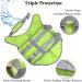 Vivaglory Durable Sporty Dog Security Vest | Comfortable Neoprene Rescue Vest for Medium Dogs (Green M: 53-64cm) - International Shipping - Buy Online on GoSupps.com