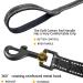 COMSLE Long Dog Training Leads - Strong Nylon Leash for Pet Recall & Obedience - 15m/49.5ft Black - Buy Online on GoSupps.com