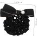 FRCOLOR Net Pocket Butterfly Barrettes Mesh Hair Snood Clip Hairnet Lace Bow Christmas Bows Hair Clip Chinese Decor Mesh Hair Snood Decor Headband Stainless Steel Temperament Miss 11.5x7cm Black - Buy Online on GoSupps.com
