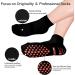 Aaronano 6 Pairs Diabetic Non Slip Gripper Socks - Black Large Size for Men and Women | Hospital Quality - Buy Online on GoSupps.com