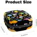Dinosaur Pattern Menstruation Pad Bag with Zipper | Women's Tampon & Napkin Organizer | Stylish & Durable Bags for Girls - Buy Online on GoSupps.com