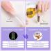 Saviland Clear Dual Nail Forms Set - 100PCS Full Cover Nail Extension Gel Molds + Dual-end Poly Gel Brush | 10 Sizes for Manicure Salon & Home DIY - Buy Online on GoSupps.com