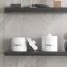 LEETOYI Ceramic Cotton Swab Holder with Lid | Stylish Storage for Cotton Swabs & Balls | Easy to Clean | Ideal for Home Organization - Buy Online on GoSupps.com