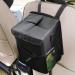 PowerTiger Car Rubbish Bin with Lid - 10L Capacity - Black Auto Trash Bag with 3 Mesh Pockets - Buy Online on GoSupps.com
