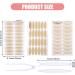 MUNSKT 600 Pieces Eyelid Tape Invisible Lift Strips for Hooded Eyes Double Sided Breathable Natural Mesh Eyelid Sticker Instantly Enlarge the Eyes Convenient for Makeup with Tools Fork Rod Tweezer - Buy Online on GoSupps.com