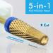 QUNZHAO 5 IN1 Nail Bits for Drill (Medium-M Gold) - Buy Online on GoSupps.com