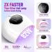 82W UV Nail Lamp - Quick Curing LED Light for Gel Nails with Auto Sensor 3 Timers & LCD Display - Professional Gel Polish Dryer for Home & Salon - Buy Online on GoSupps.com
