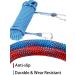 Buy 10mm Climbing Rope - Outdoor Security Nylon Rope for Rescue & Sports | Includes 2 Carabiners - Fire Rescue Height Work Blue - Buy Online on GoSupps.com