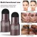 2 Pcs Eyebrow Stamp and Stencil Waterproof Eyebrow Stamp Kit Eyebrow Stamping Stencil Eyebrow Kit with Reusable Eyebrow Powder Stencil (Dark Brown Medium Brown) - Buy Online on GoSupps.com