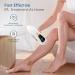 LUBEX IPL Hair Removal Device with Ice Cooling System - 3-in-1 Functions, 9 Energy Levels, Painless Hair Removal for Face, Bikini Line - Women & Men (A-white) - Buy Online on GoSupps.com