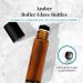 Essential Oil Roller Bottles - 10 Pack 10ml Amber Glass with Leak Guard & Stainless Steel Roller Balls - Buy Online on GoSupps.com