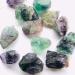 100g raw Natural Green Fluorite Quartz Stone Bulk Tumbled Purple Crystal Loose Stone for Sale Natural Stones and Minerals