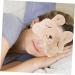 minkissy USB Heating Eye Mask Cartoon Animal Sleeping Mask Light Blocking Eye Cover Warm Eyeshade Travel Eyeshade Faux Eye Mask Warm Compress for Eyes Warm Eye Pad 3D Pp Goggles Chargeable Beige 20.5x10x0.8cm - Buy Online on GoSupps.com