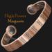Mens Solid Copper Magnetic Bracelet Copper Bangle Holistic Magnetic Band with Large High Power Neodymium Magnets Unisex Adjustable-HCS (M: Wrist 16.5-19.5cm/6.5-7.6") - Buy Online on GoSupps.com