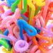 HANSGO Disposable Colorful Drinking Straws - 100PCS 13 inch Extra Long Flexible Straws in 7 Vibrant Colors - Party Decorations - Buy Online on GoSupps.com
