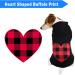 Dog Hoodie Sweater- Black Buffalo Plaid XS - Warm, Soft, Cozy Pet Clothes - Buy Online on GoSupps.com