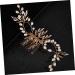 FOMIYES Piece Pearl Hair Comb Tiara Hair Pearls Wedding Hair Accessories for Brides Accessories for Women Pearl Hair Pin Pearl Hair Clip Hair Comb Clips Alloy Set Bridesmaid Mesh - Buy Online on GoSupps.com