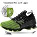SKDOIUL Mens Sport Running Shoes - Breathable Mesh Trail Runners Fashion Sneakers (Size 10.5, 8066-Green) - Buy Online on GoSupps.com