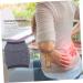 Buy Wool Jacquard Waist Support Belt for Back Pain Relief - Cold Weather Flexible Cashmere XL Grey - Buy Online on GoSupps.com