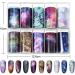 30 Colors Nail Foil Transfer Sticker Kalolary Big Size Holographic Flower Starry Sky Metallic Nail Art Stickers Tips Wraps Foil Transfer Adhesive Glitters DIY Nail Decoration(10 rolls each box.) - Buy Online on GoSupps.com