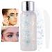 Body Glitter Gel Liquid Glitter Festival Glitter Chunky Glitter Long Lasting Sparkling DIY Arts Crafts-White Moon White