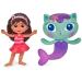 Swimways Gabbys Dollhouse Floatin' Figures, Swimming Pool Accessories & Kids Pool Toys, Party Supplies & Water Toys for Kids Aged 3 & Up, Gabby & Mercat 2-Pack 2pk Floating Figures