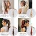 Ponytail Extensions Stick On Horsetail Wine Red Wrap Around Hair Extensions Long Wine Red Wavy Ponytail Wigs for Women for Women(NMW1027-4) - Buy Online on GoSupps.com