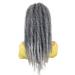 VAVANGA Marley Hair Ponytail 18 Ombre Grey | Afro Kinky Synthetic Braiding Hair Extension in T1B/GRAY - Buy Online on GoSupps.com