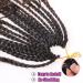 COOKOO 10 Inch Goddess Box Braids Crochet Hair - 8 Pack Bohemian Hippie Style for Black Women - Buy Online on GoSupps.com