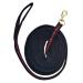 Hunters Saddlery Soft Padded Lunge Line Lead Rein for Horses 27 feet 8.25m Lunging Rope Navy/Wine